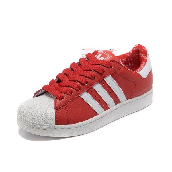 adidas superstar blanche et rouge pas cher